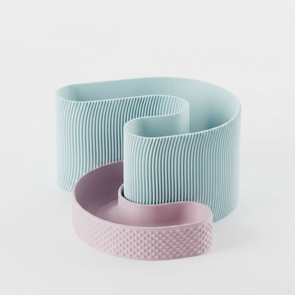 Modern Minimalist Interlocking Desktop Organizer - lifestyle render 2