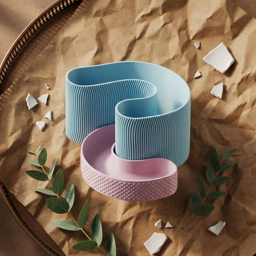 Modern Minimalist Interlocking Desktop Organizer - lifestyle render 4