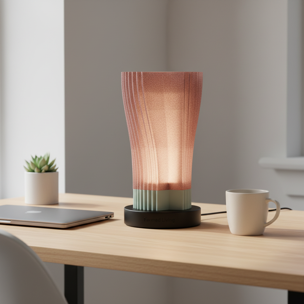 Modern Ripple Column Light