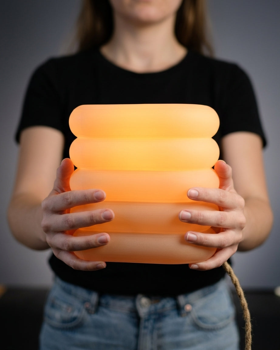 Stacked Pipe E27 Minimalist Lamp