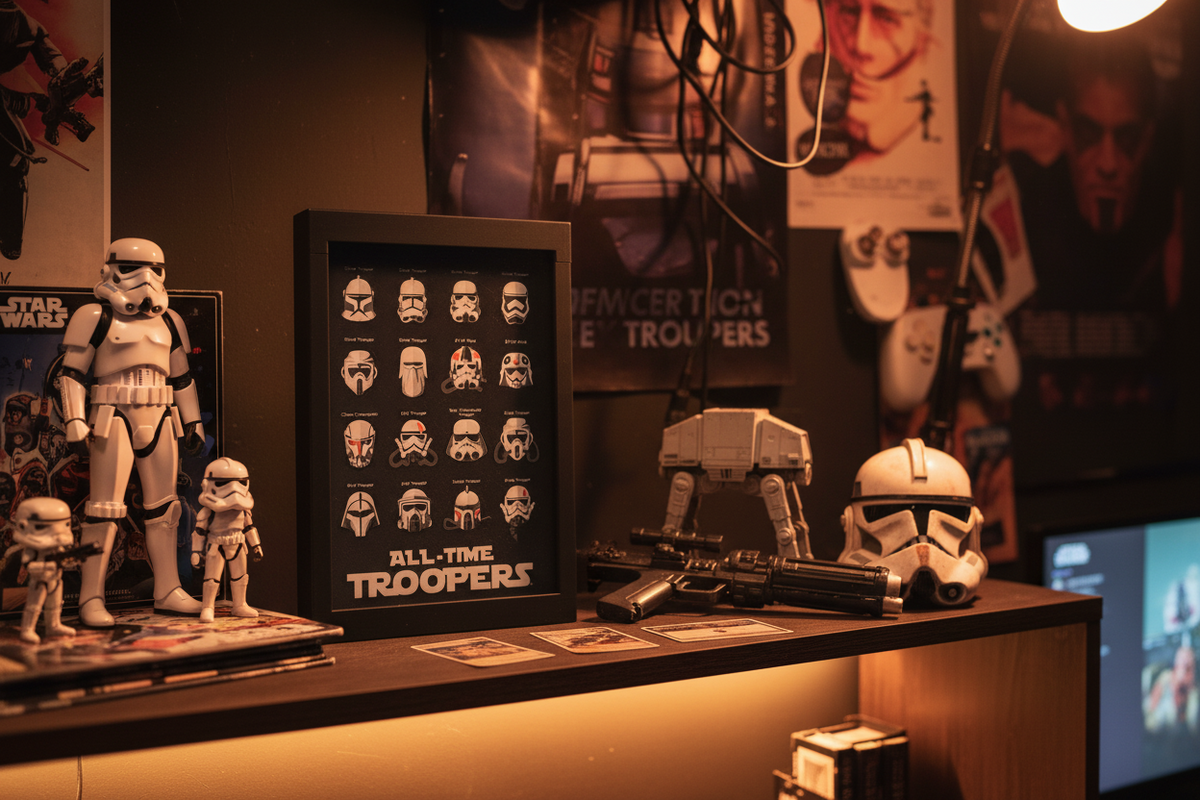 Star Wars All-Time Troopers HueForge Shadow Box