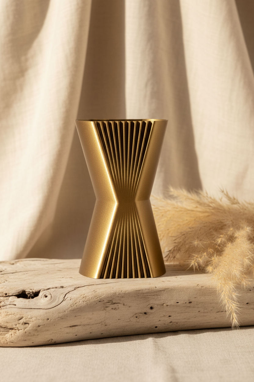 Elegant Angular Decorative Vase