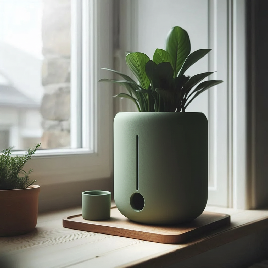 Futuristic Self-Watering Plant Pot