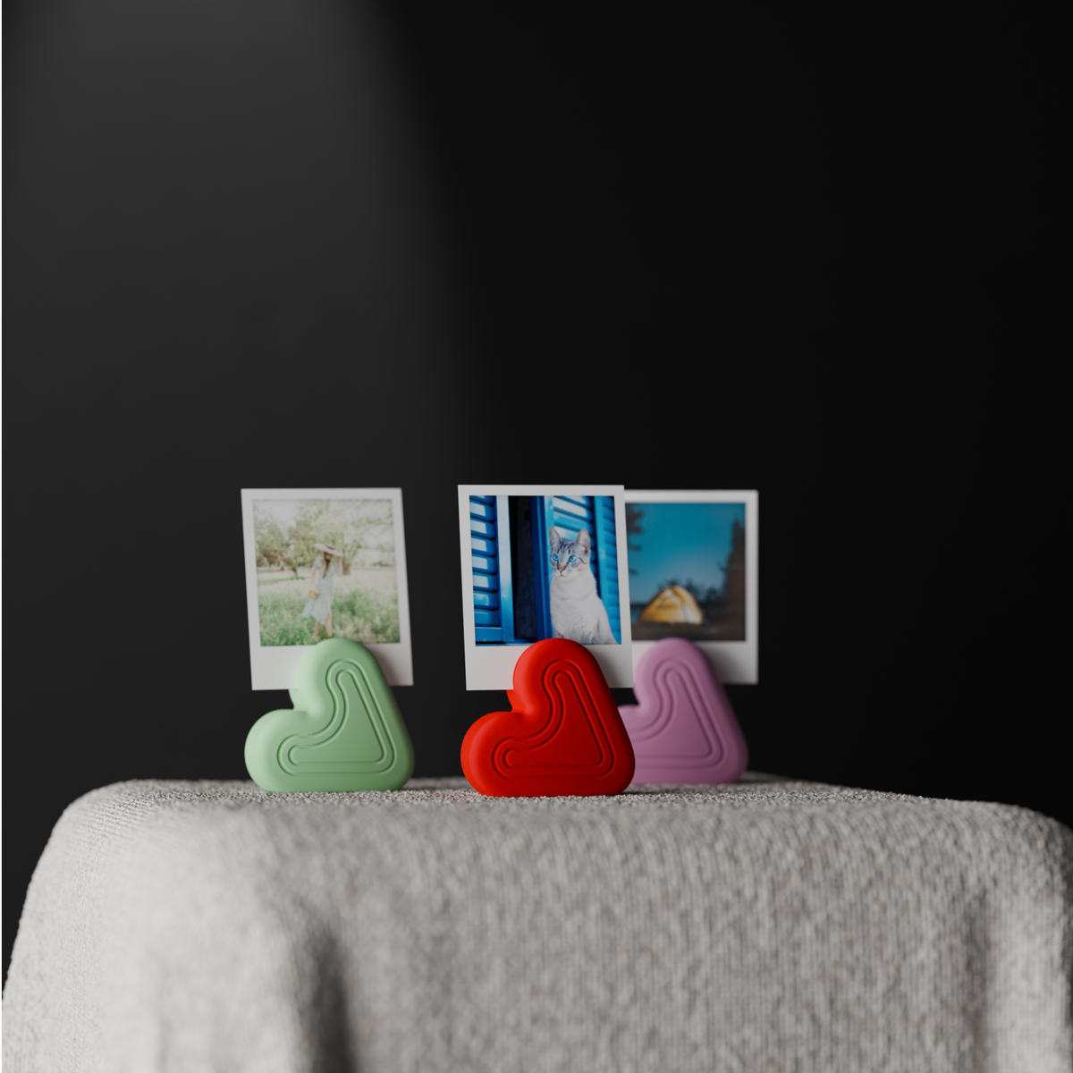 Heart Photo Holder Stand