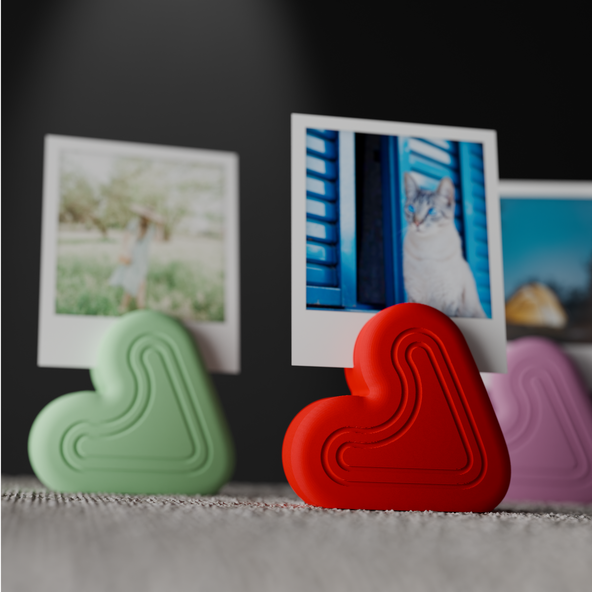 Heart Photo Holder Stand