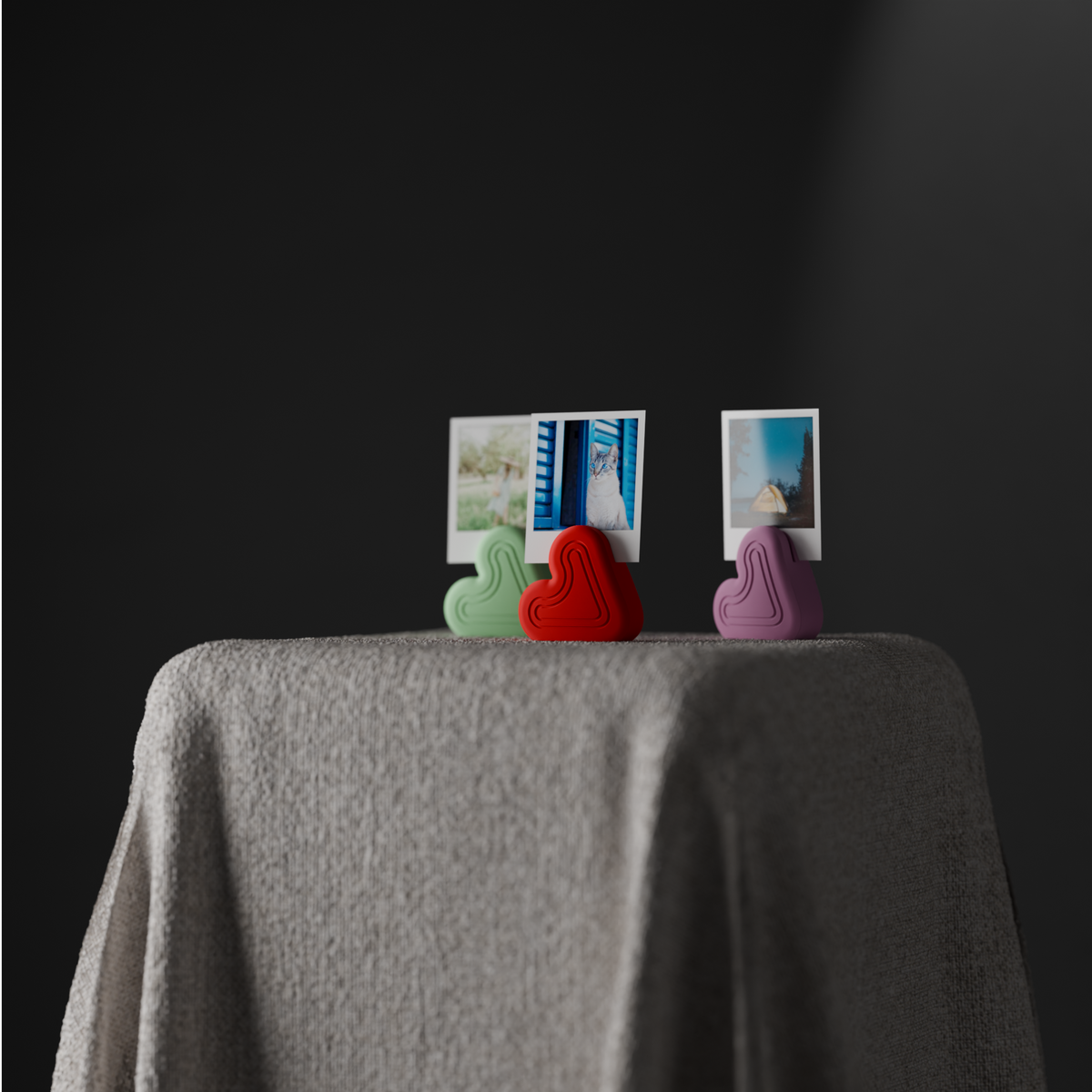 Heart Photo Holder Stand