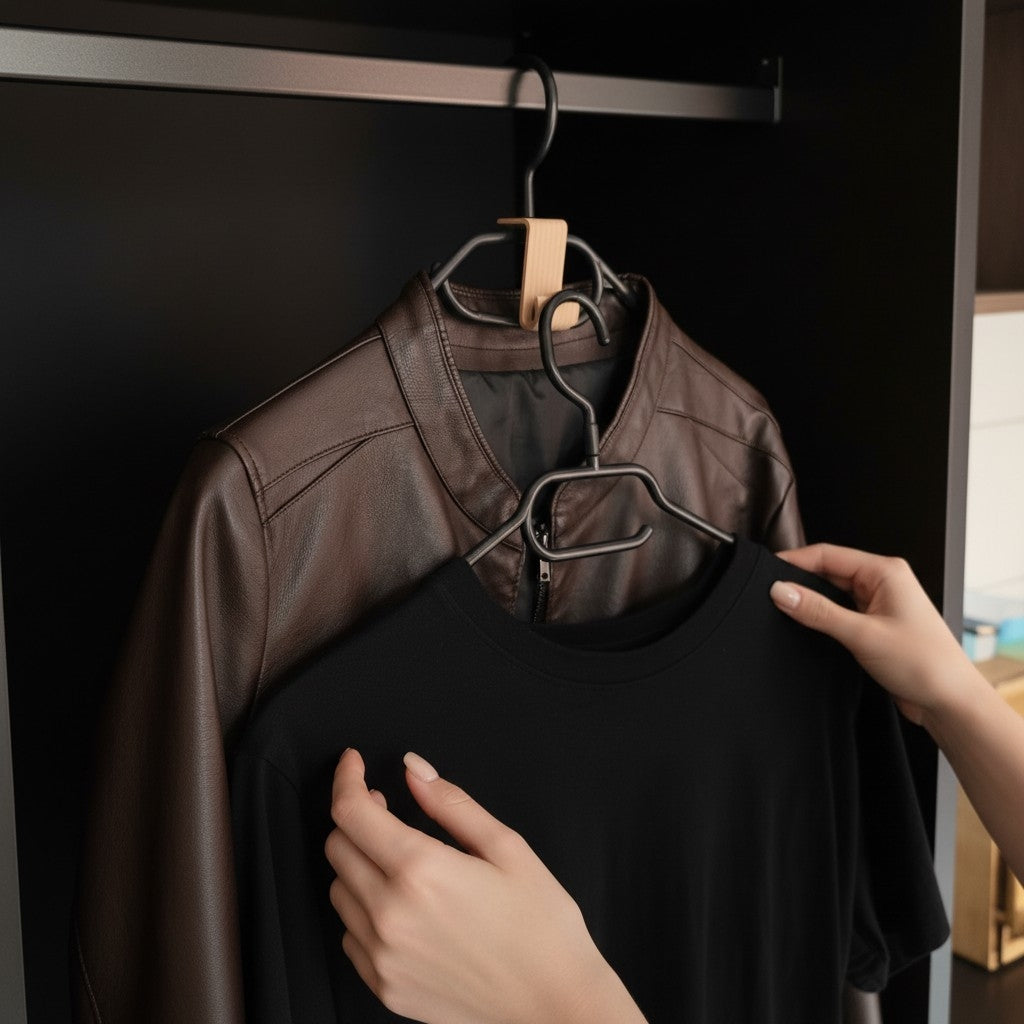 Clever hook for clothes hangers