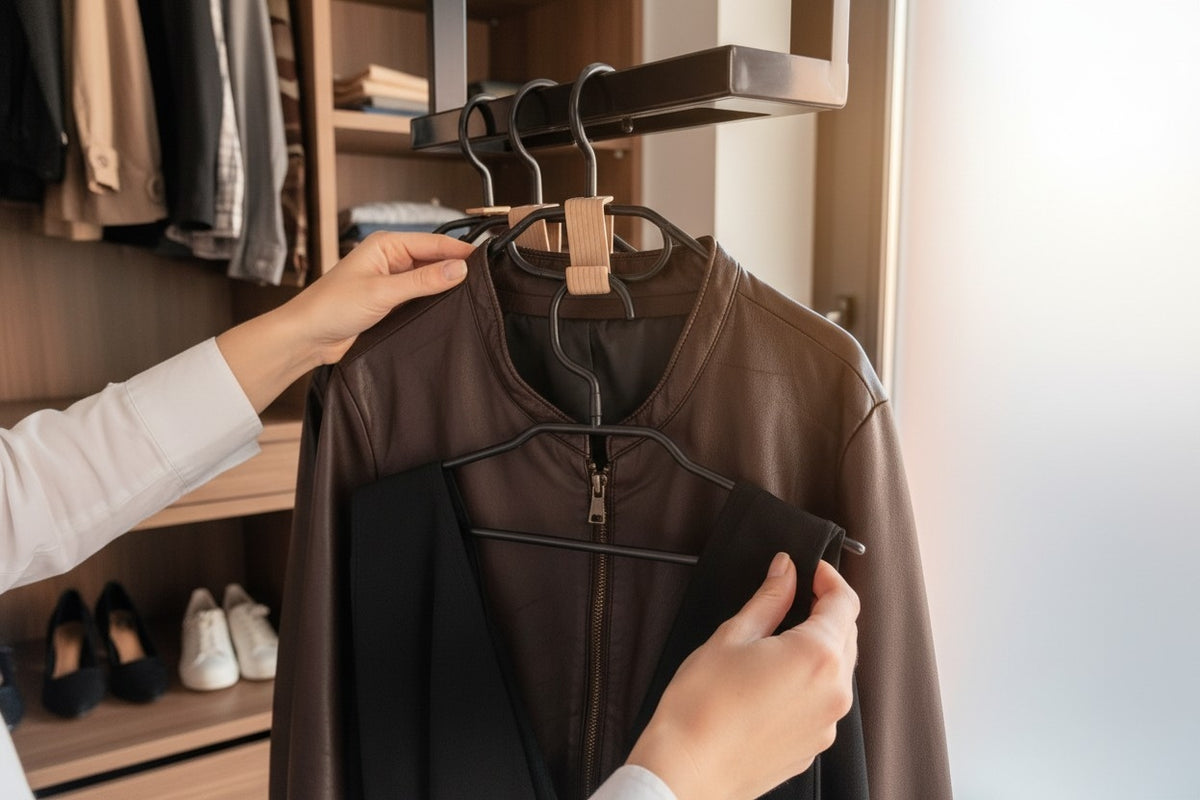 Clever Hook for Clothes Hangers — Space-Saving Wardrobe Organiser