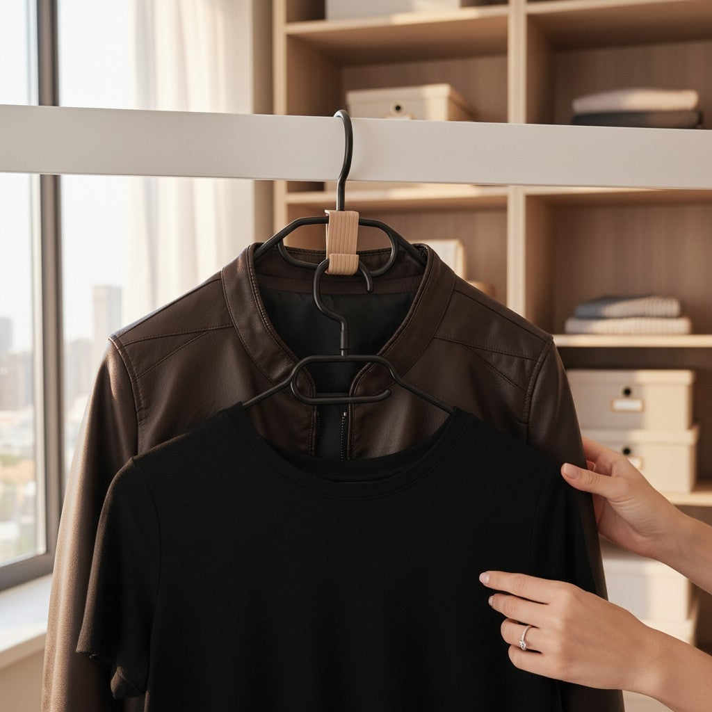 Clever hook for clothes hangers