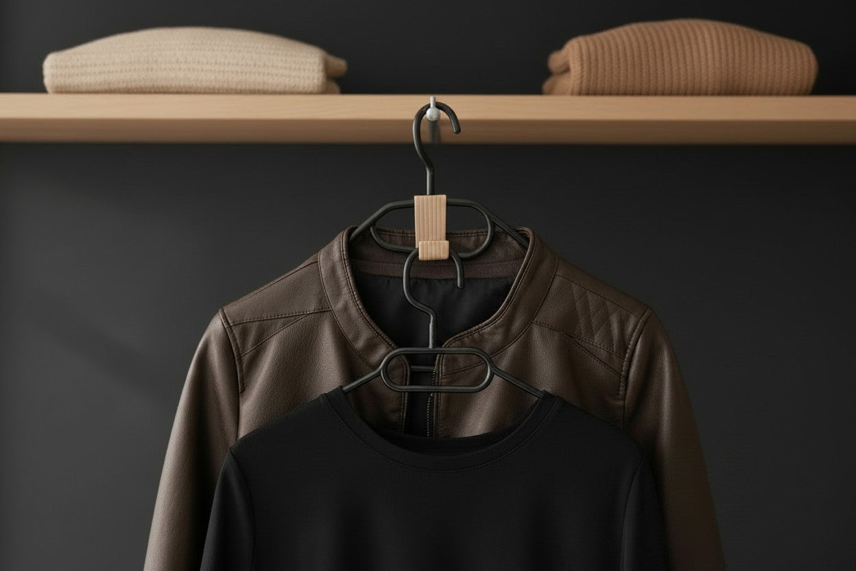 Clever hook for clothes hangers