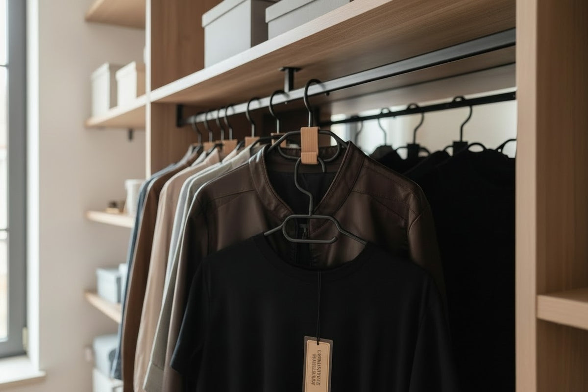 Clever Hook for Clothes Hangers — Space-Saving Wardrobe Organiser