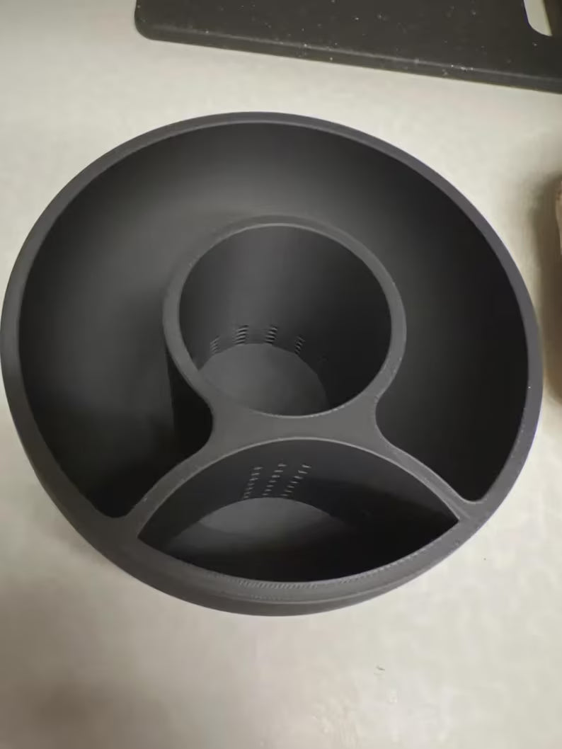 Round Dual-Chamber Self-Watering Plant Pot