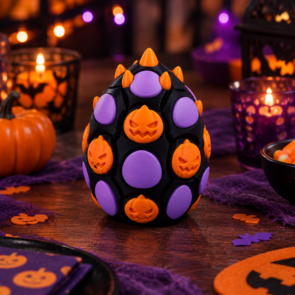 Halloween Dragon Egg on party table