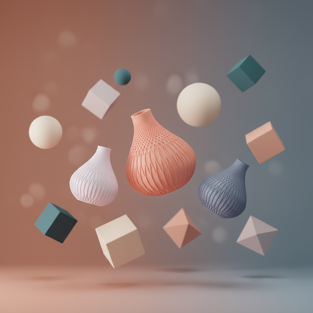 Textured Gourd Vase additional lifestyle render showing full form and surface texture