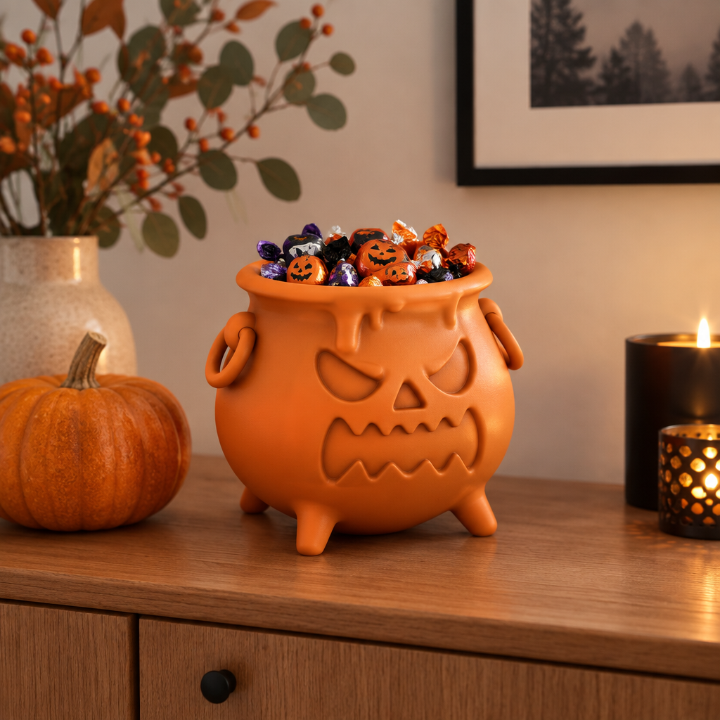 Boiler Candy Bowl on a sideboard