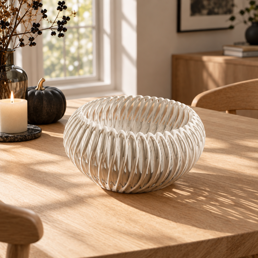Bone Bowl on a dining table