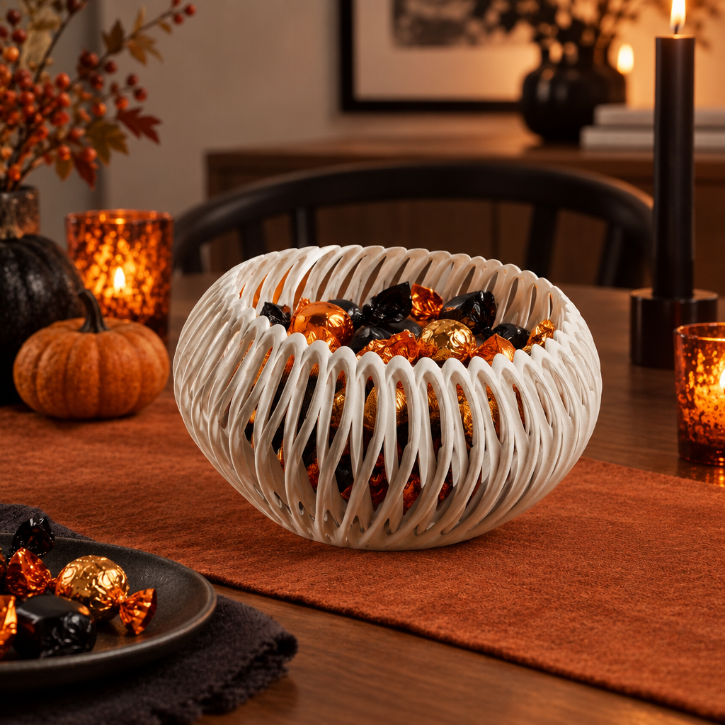 Bone Bowl on an autumn party table