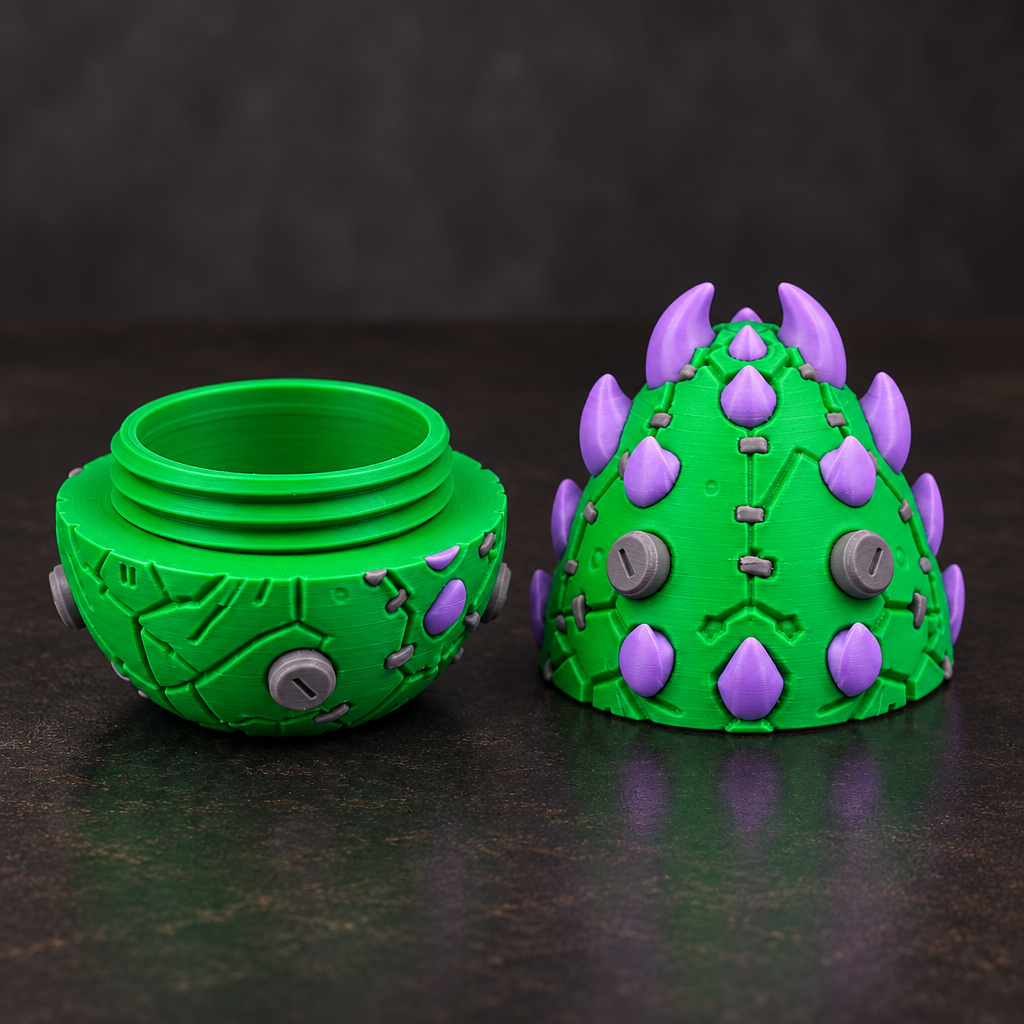 Open Frankenstein Dragon Egg box showing interior