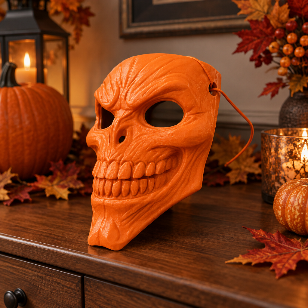 Skinwalker Mask Orange colour option