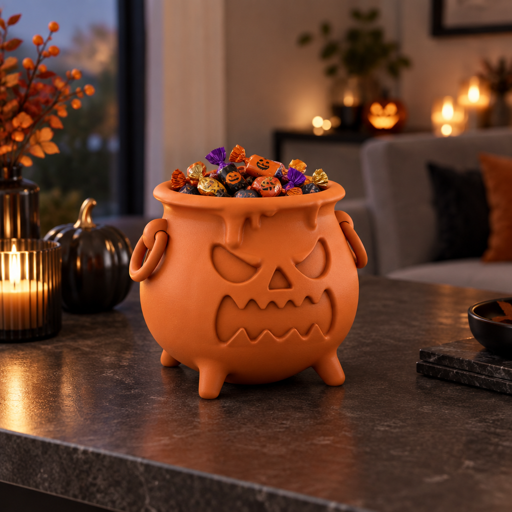 Boiler Candy Bowl on a dark stone tabletop