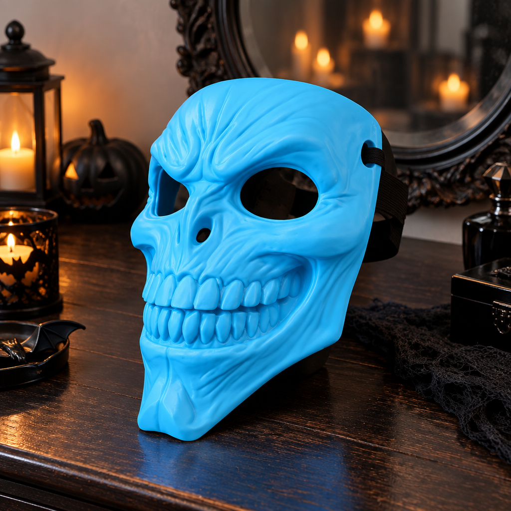 Skinwalker Mask Neon Blue colour option