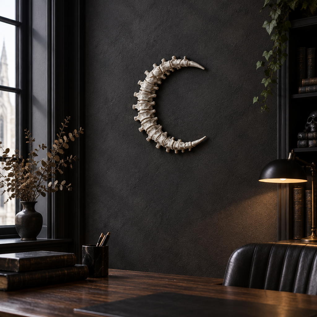 Spinal Moon in home office