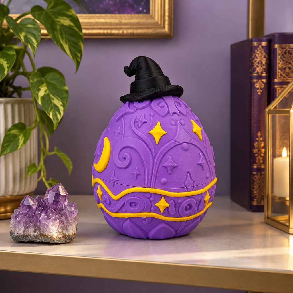 Wizard Dragon Egg box on a display shelf