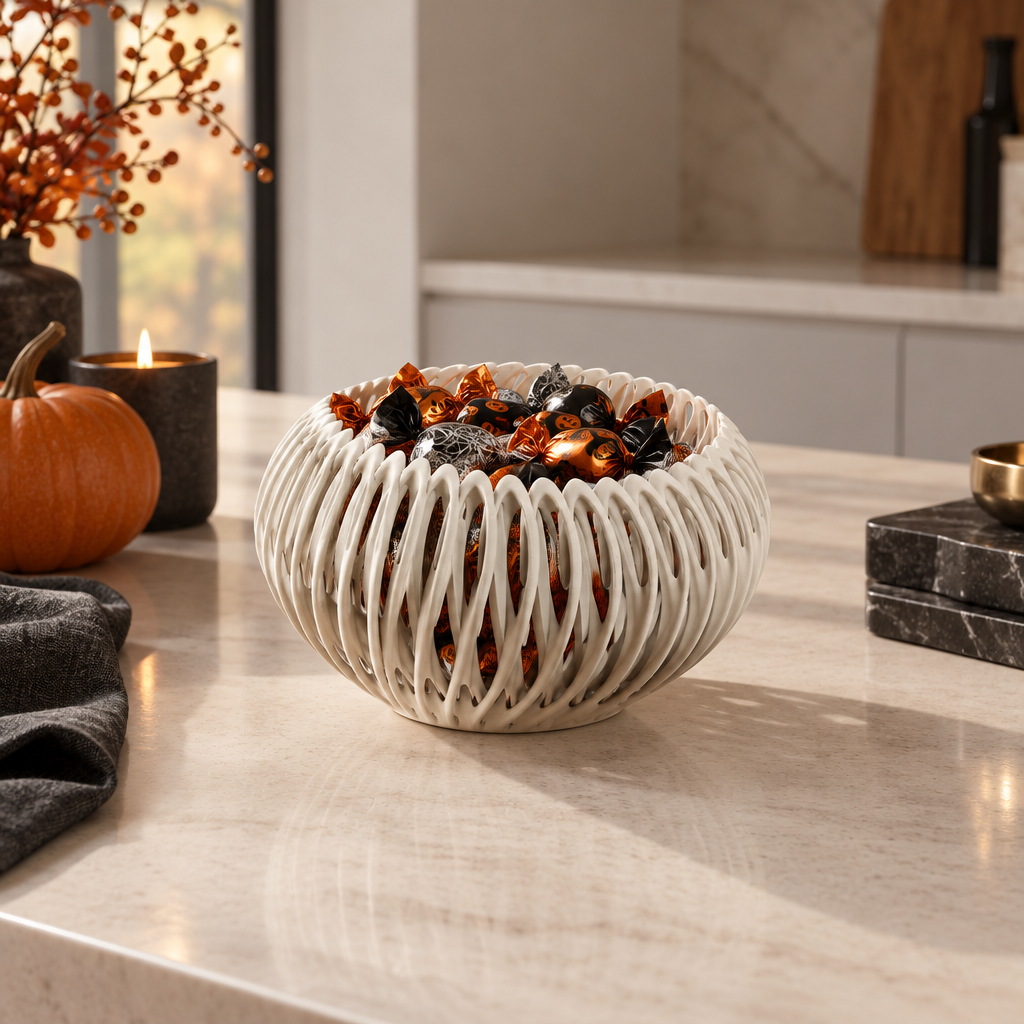 Bone Bowl on a kitchen island