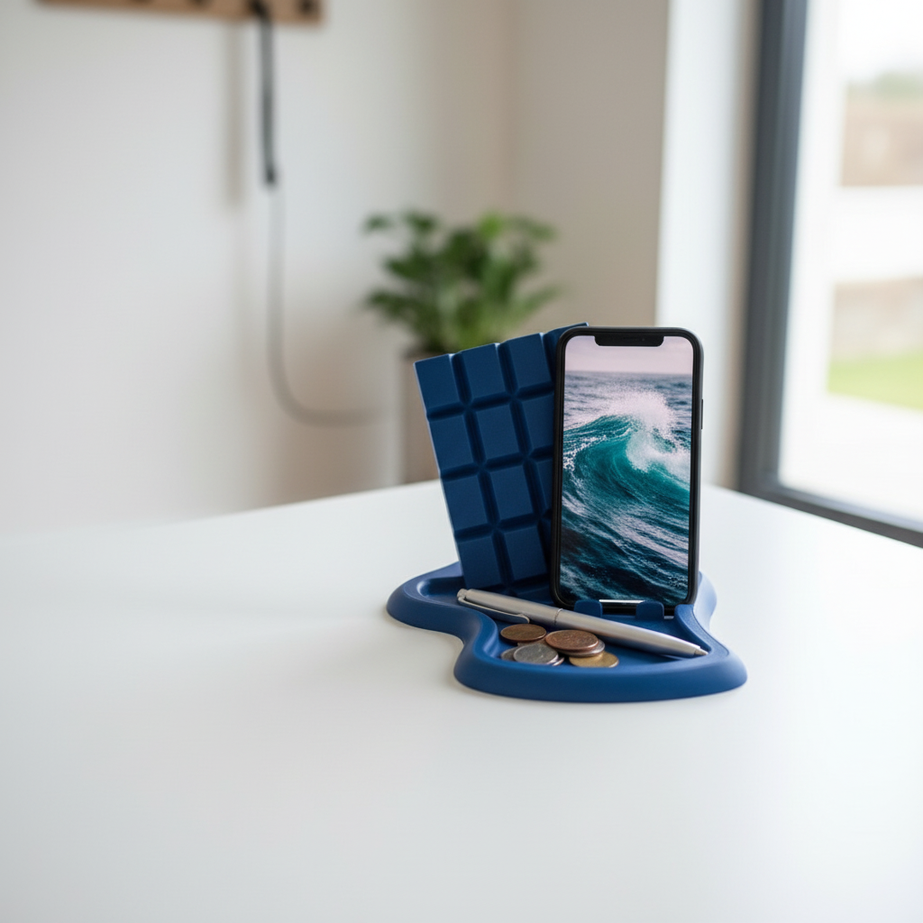 Chocolate Bar Catchall Tray - Blue colourway lifestyle 2