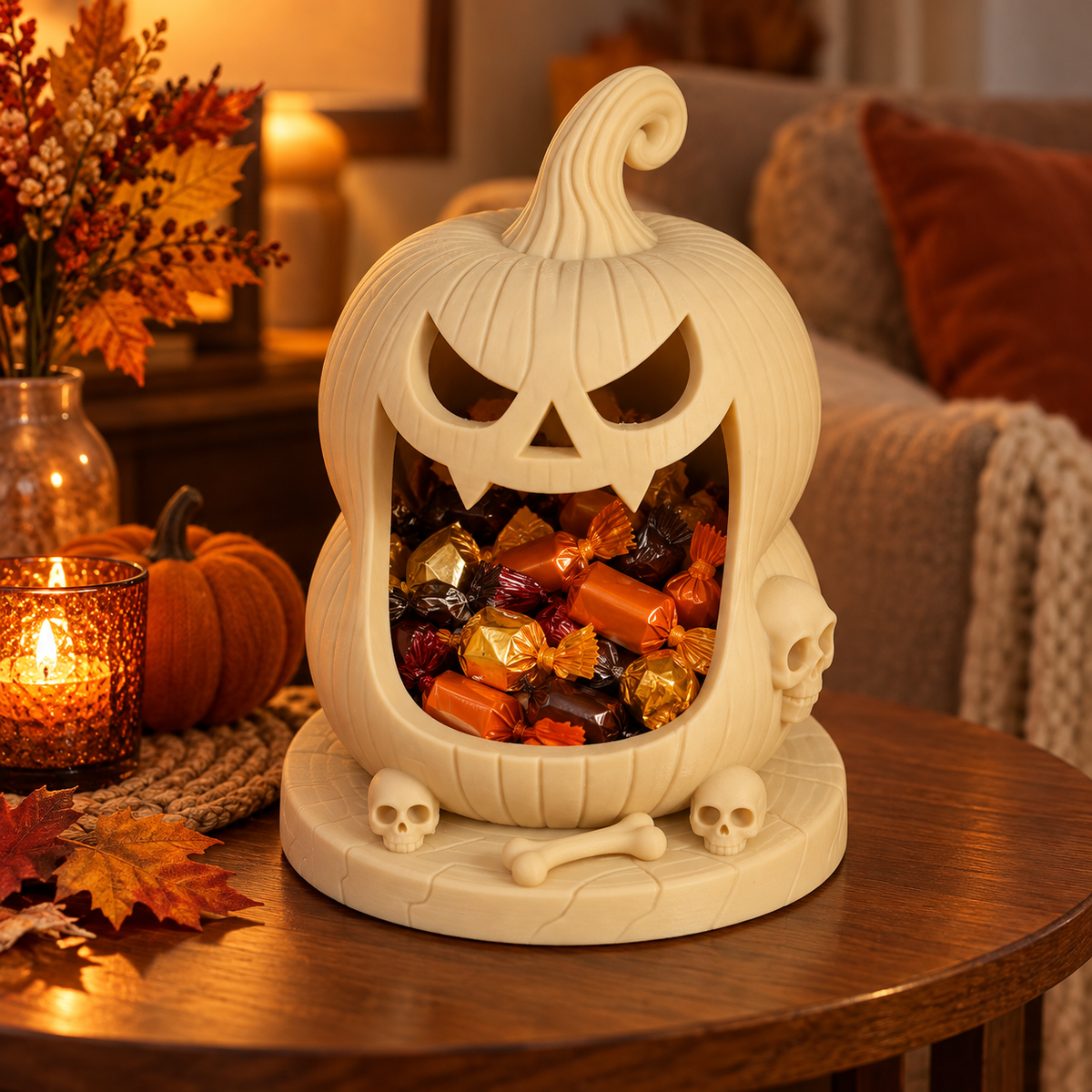 Jack-o’-Lantern Sweet Holder – Sweet Bowl