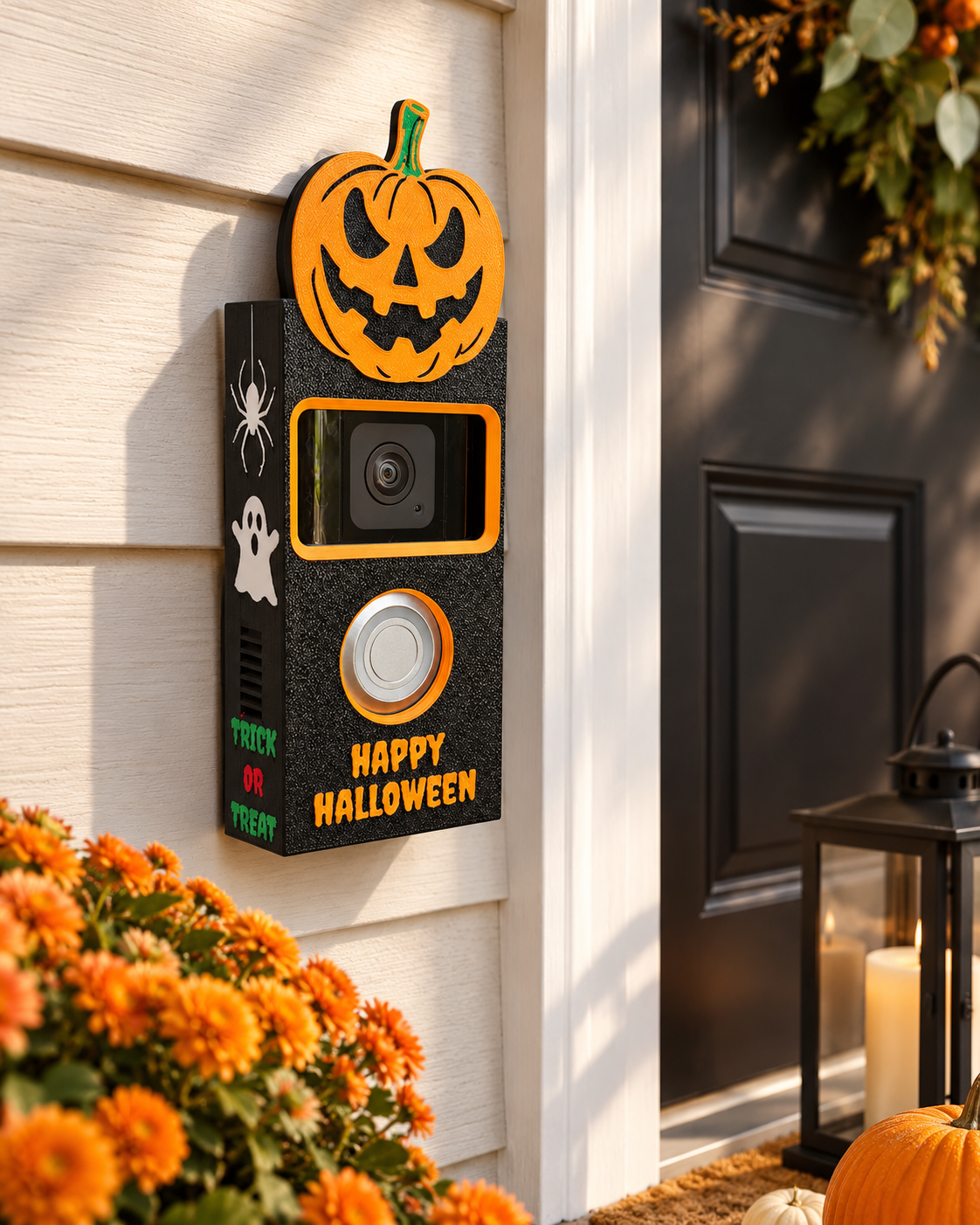 Halloween Video Doorbell Cover