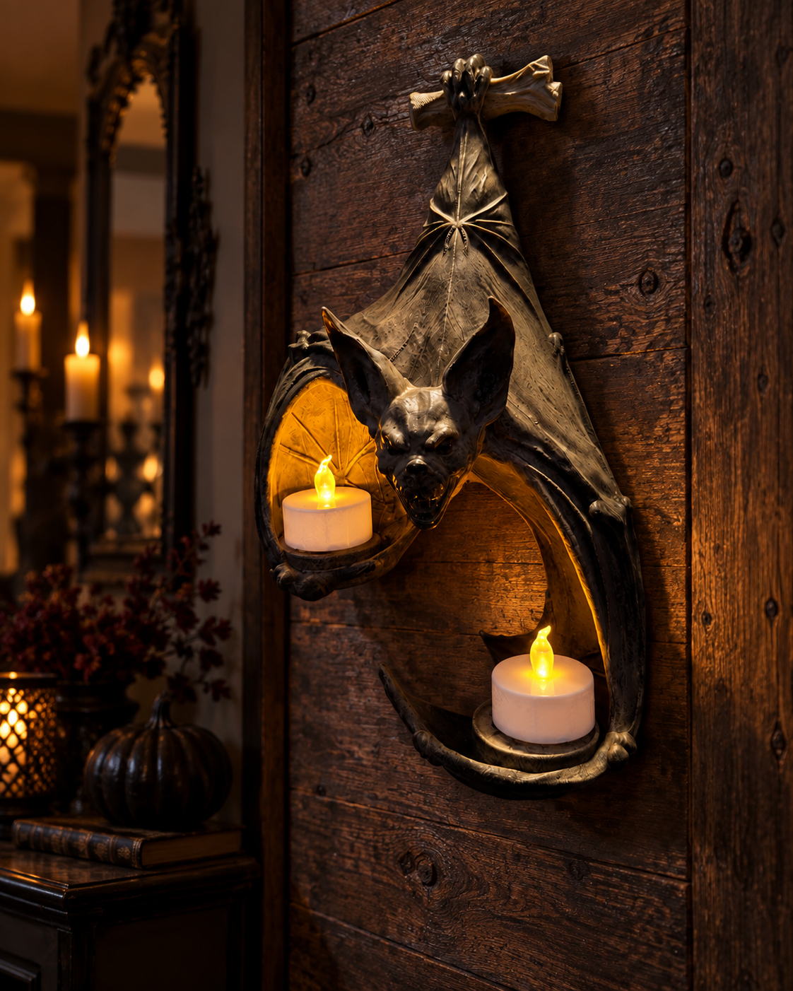 Bat Tealight Holder – Halloween