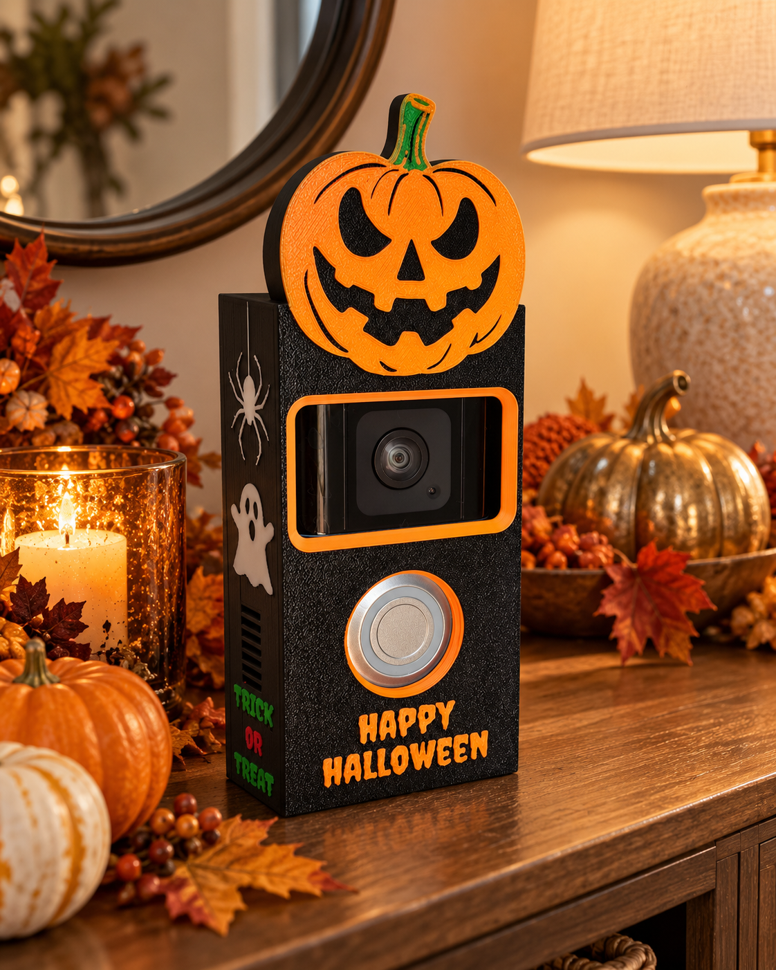 Halloween Video Doorbell Cover