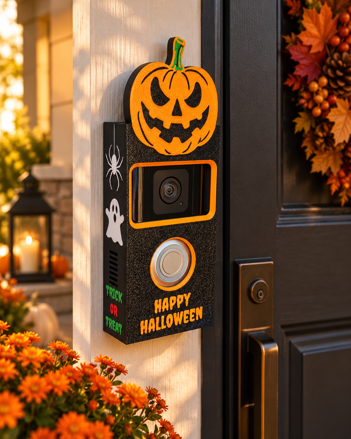 Halloween Video Doorbell Cover