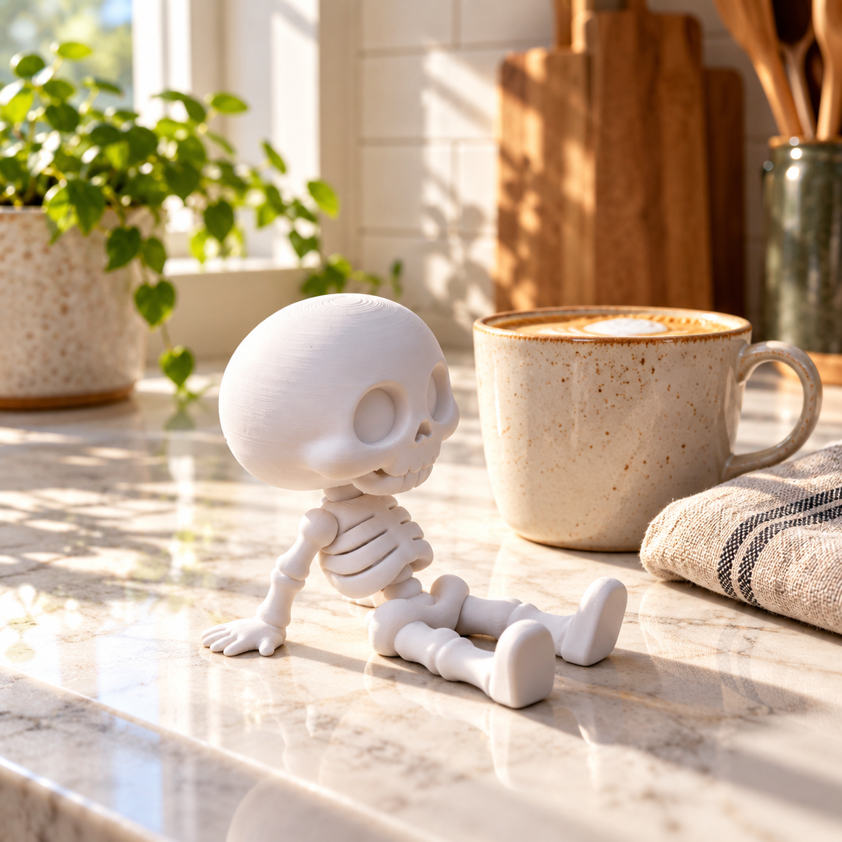 Skeleton Phone Holder