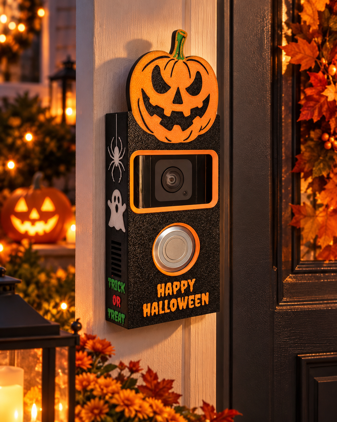 Halloween Video Doorbell Cover