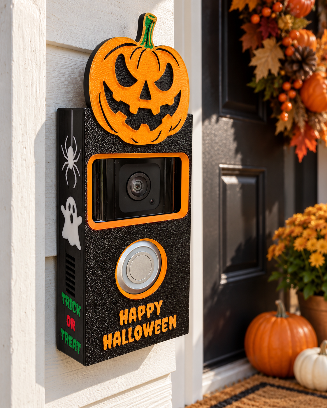 Halloween Video Doorbell Cover