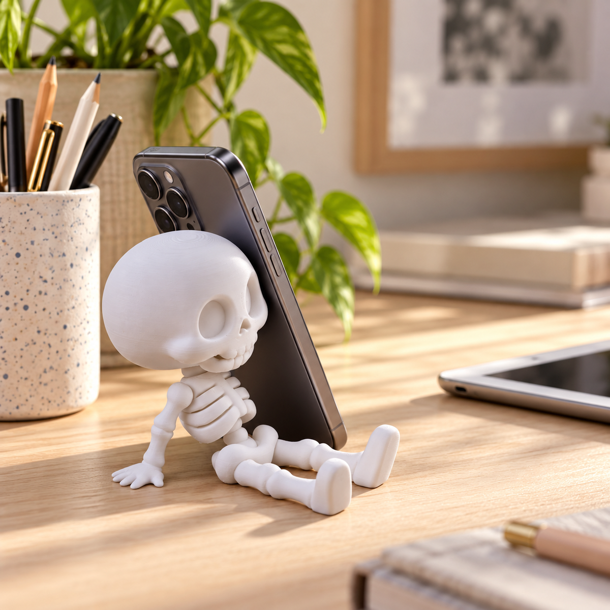Skeleton Phone Holder
