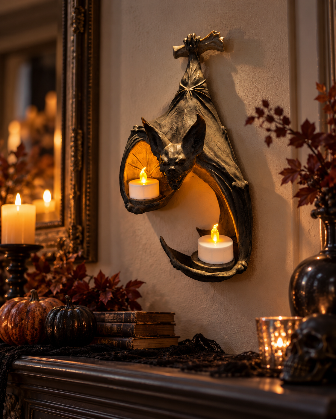 Bat Tealight Holder – Halloween