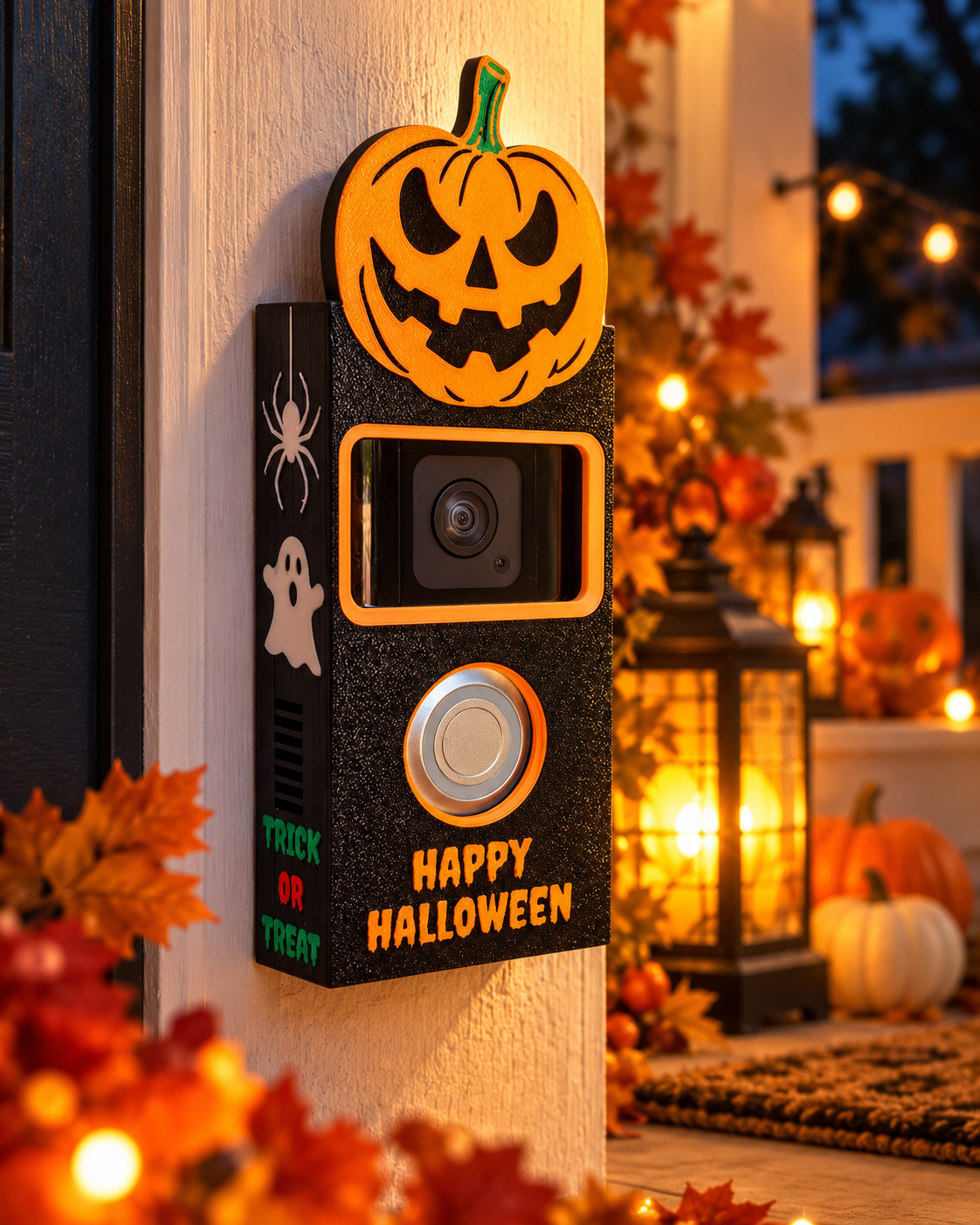 Halloween Video Doorbell Cover