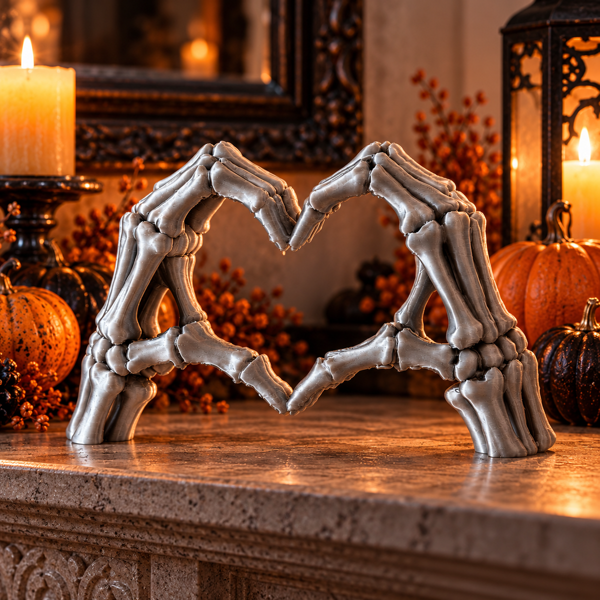 Skeleton Love Hands