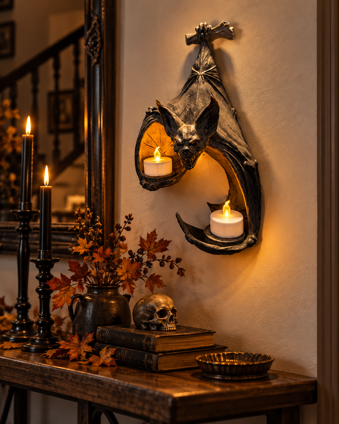 Bat Tealight Holder – Halloween