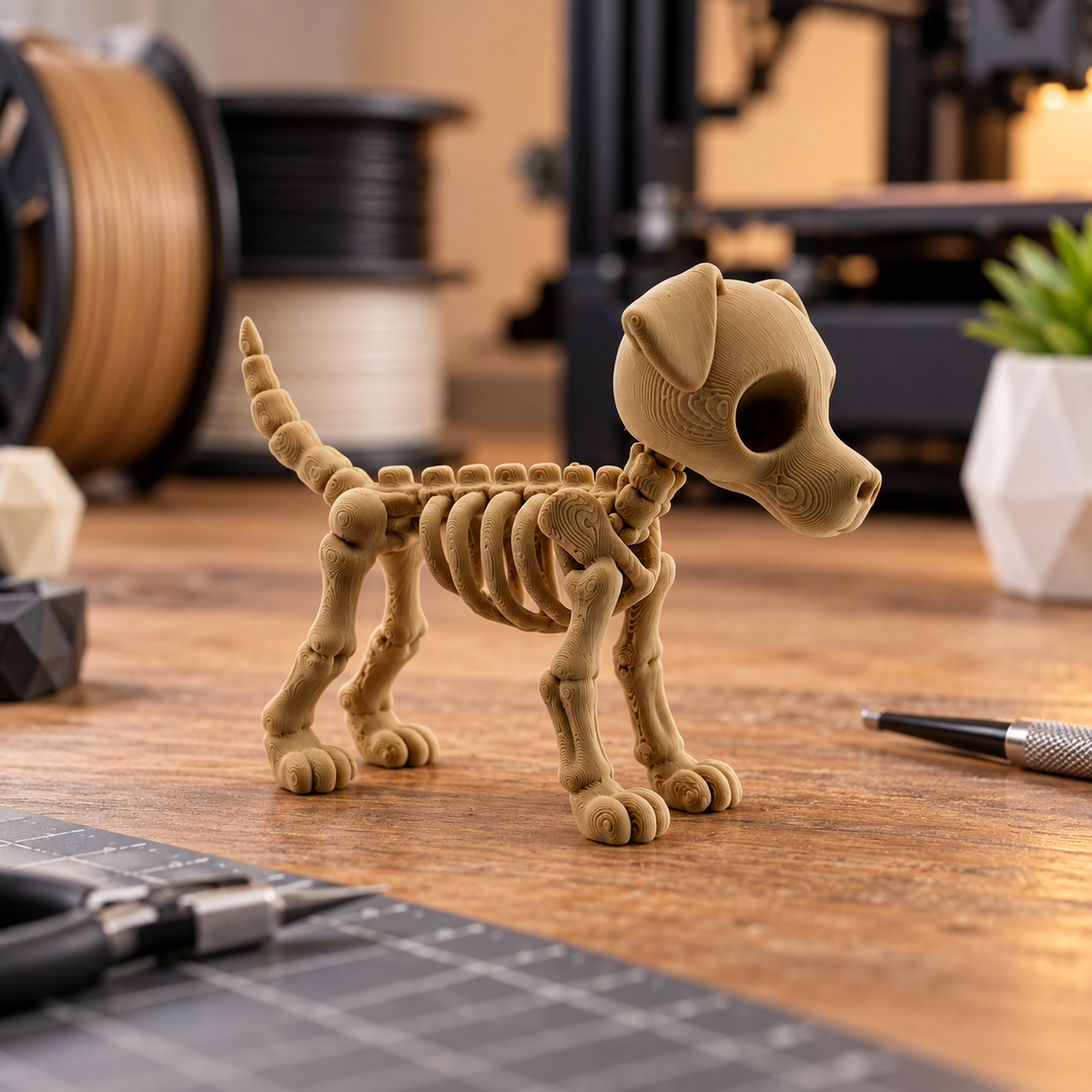 Skeletal Puppy