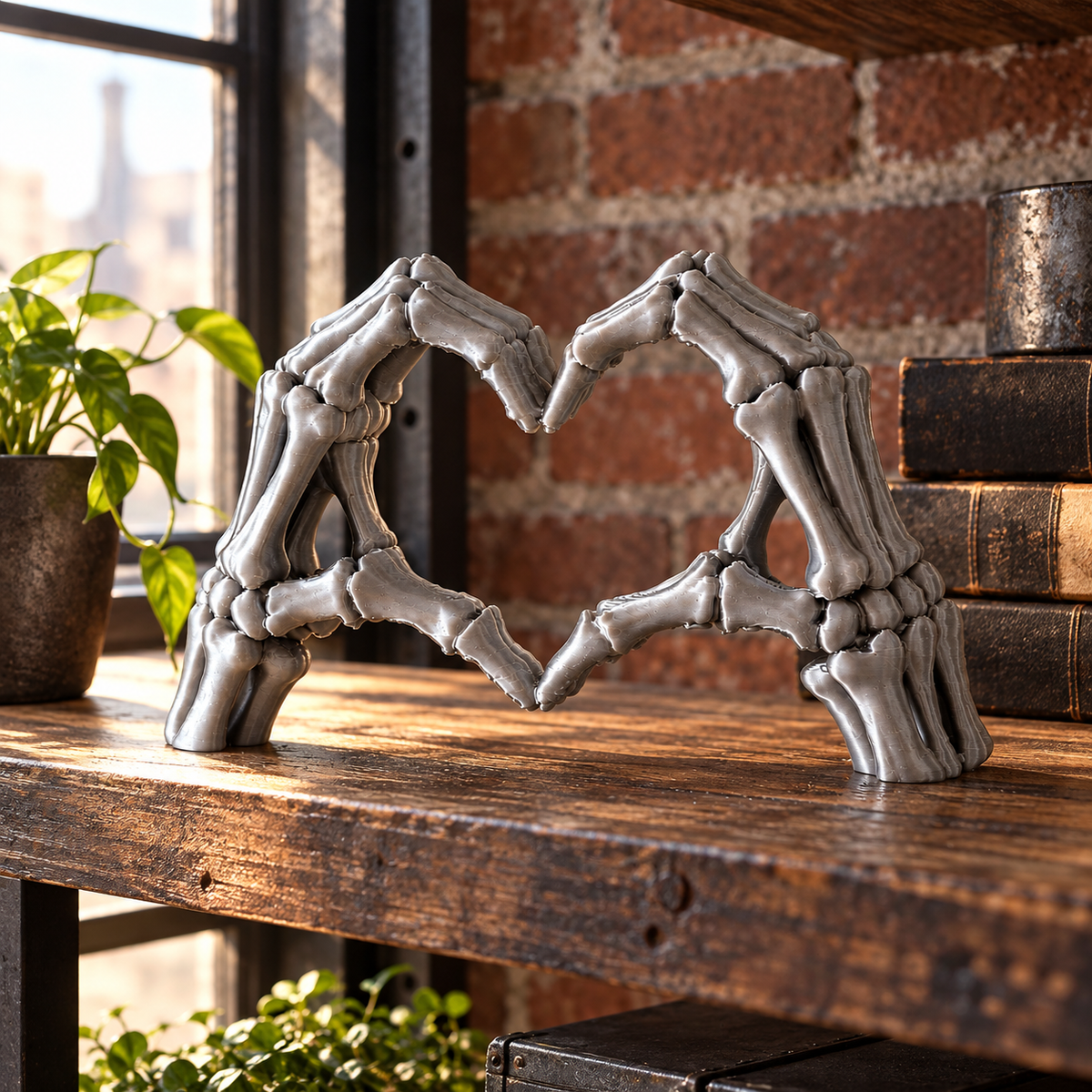 Skeleton Love Hands