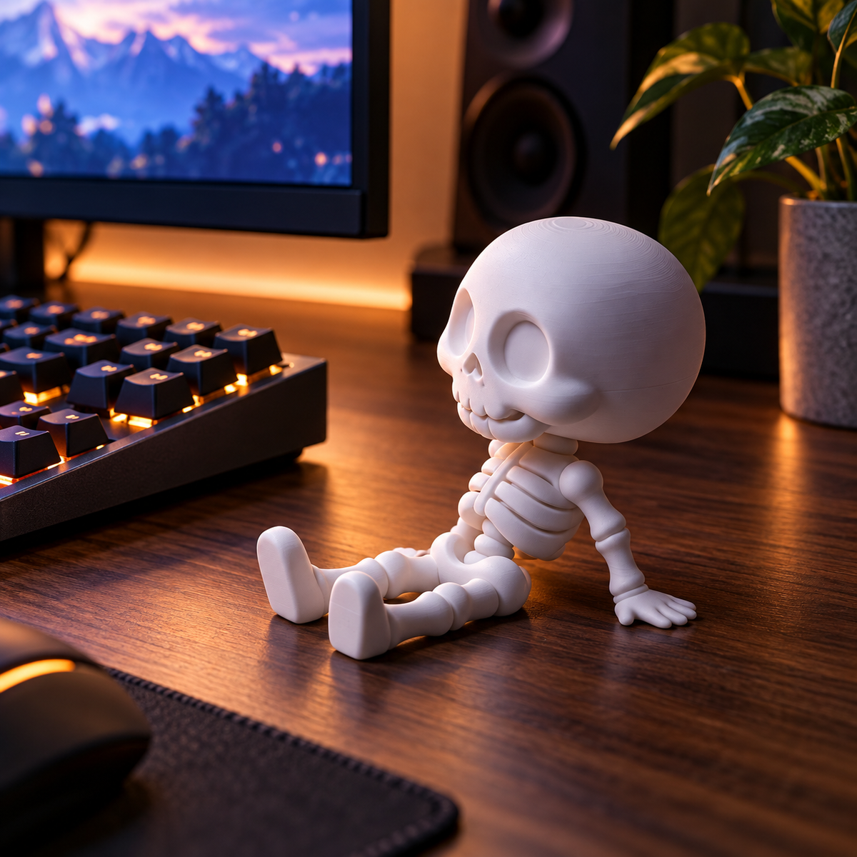 Skeleton Phone Holder