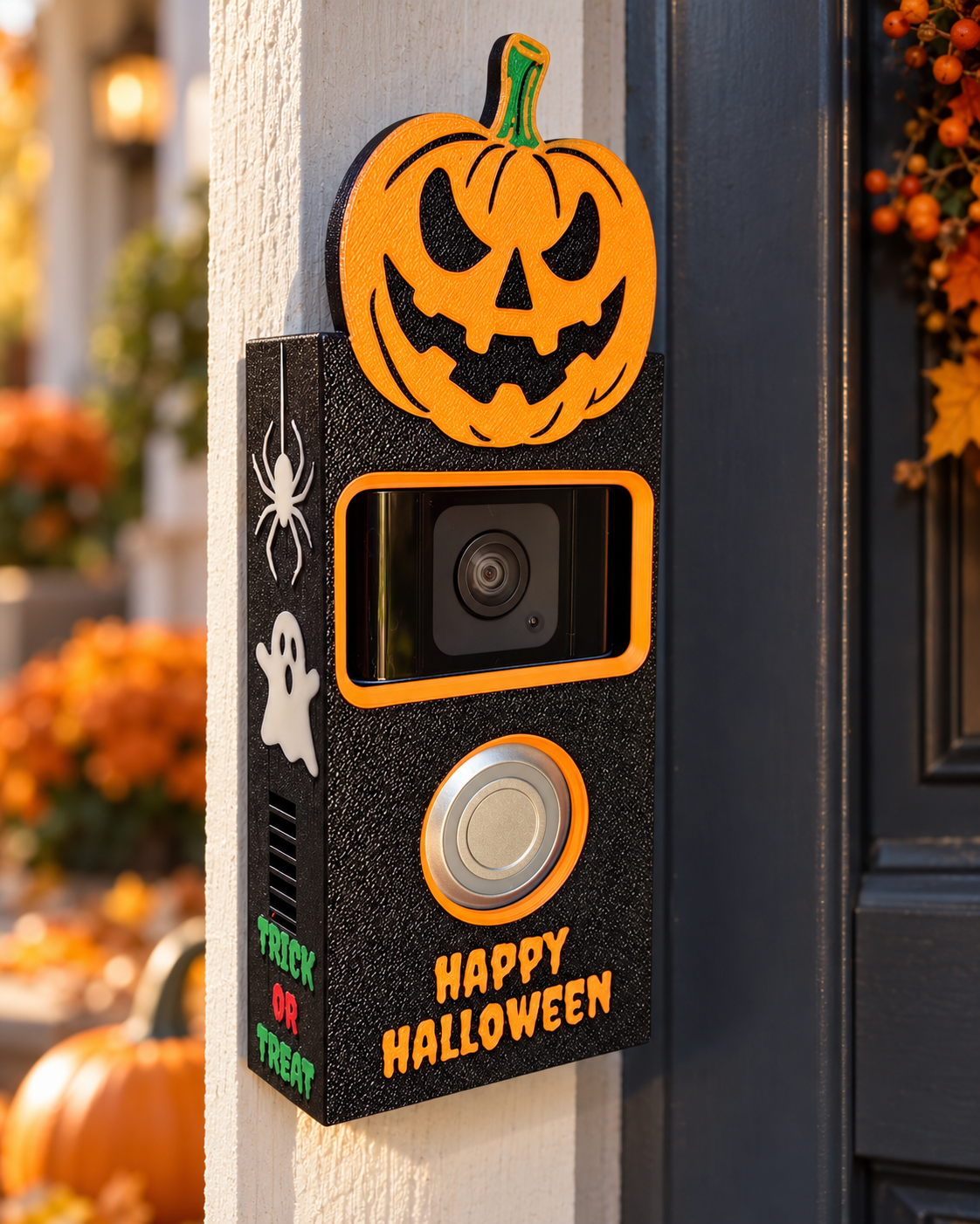 Halloween Video Doorbell Cover