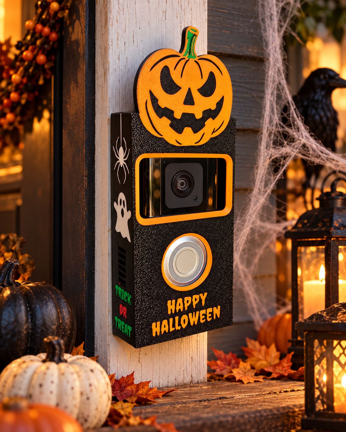 Halloween Video Doorbell Cover