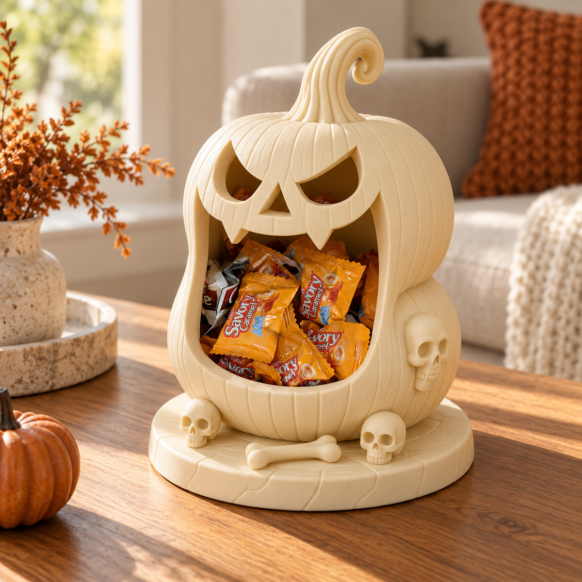 Jack-o’-Lantern Sweet Holder – Sweet Bowl