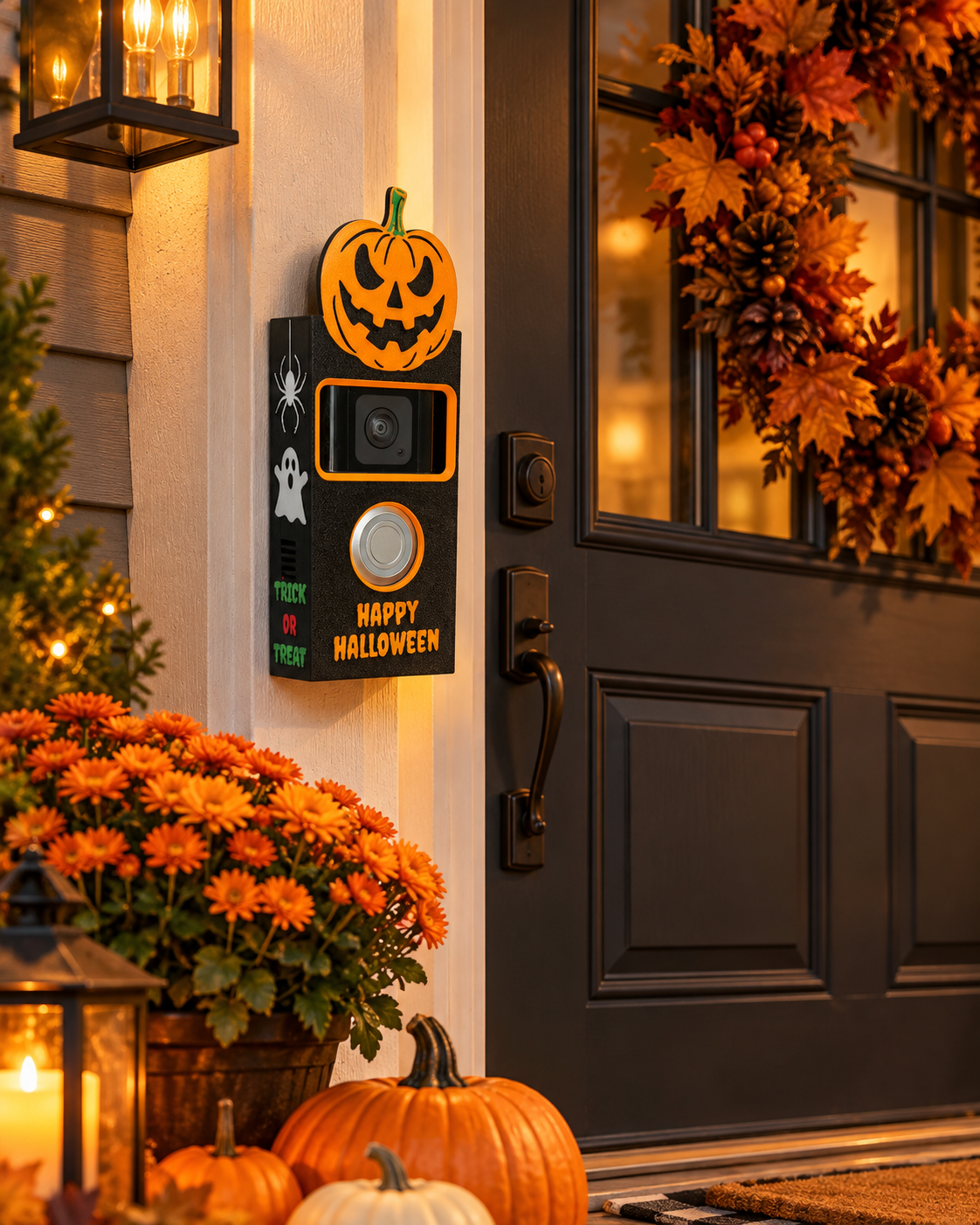 Halloween Video Doorbell Cover