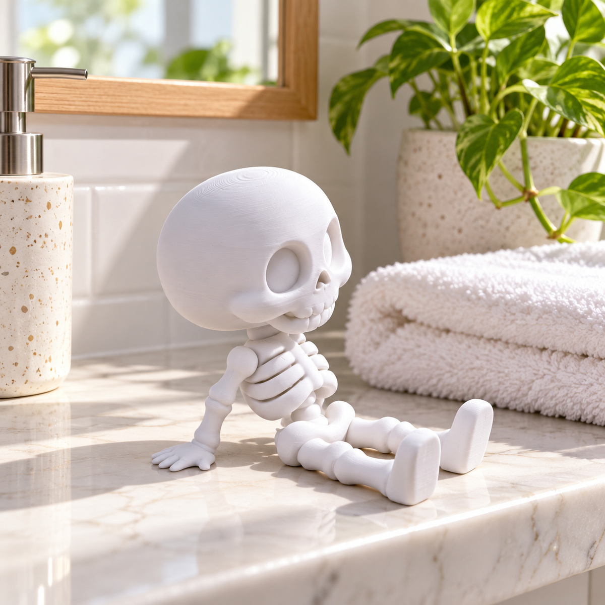 Skeleton Phone Holder